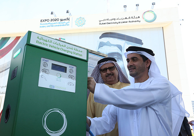 هيئة كهرباء ومياه دبي تزيد عدد محطات شحن السيارات الكهربائية لأكثر من 200 محطة موزعة في إمارة دبي